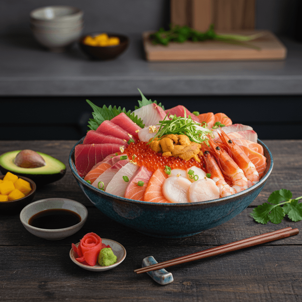 外食級の豪華海鮮丼を家庭で!具材選びと盛り付けの究極ガイド